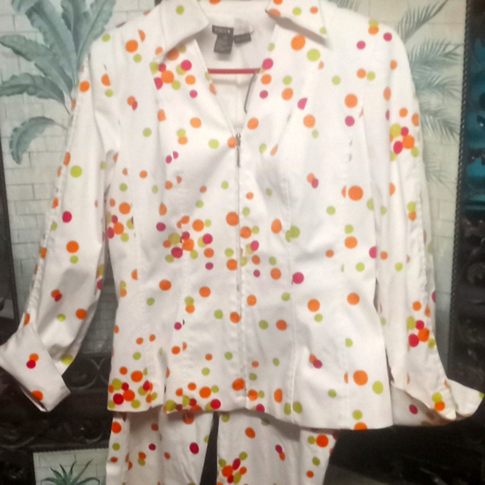 Polka dot suit
